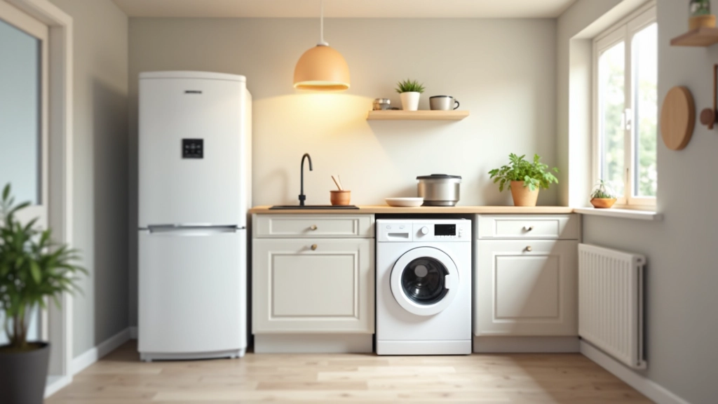 Appareils électroménagers modernes dans une cuisine