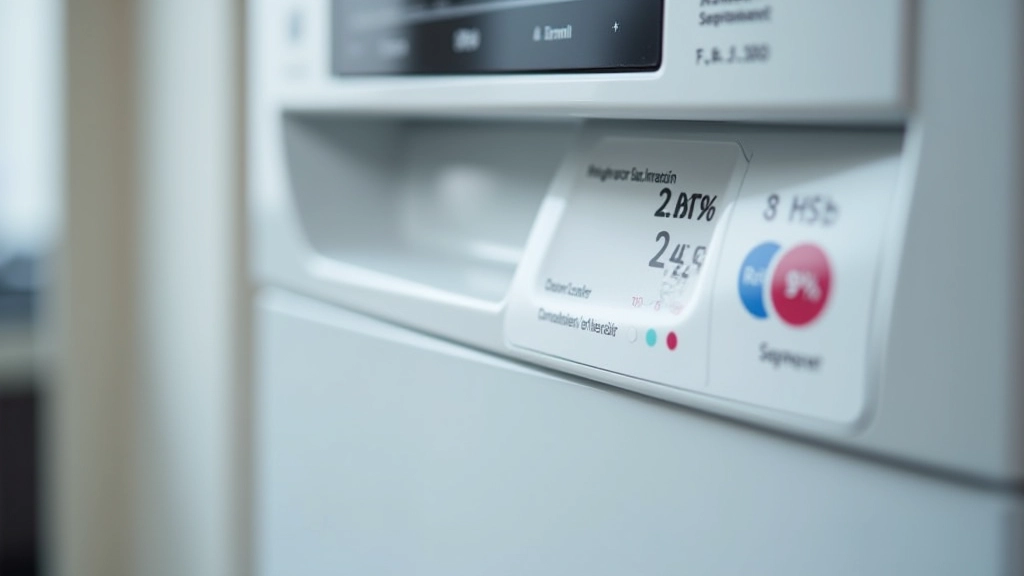Gros plan sur un label d'indice de réparabilité sur la porte d'un lave-vaisselle moderne